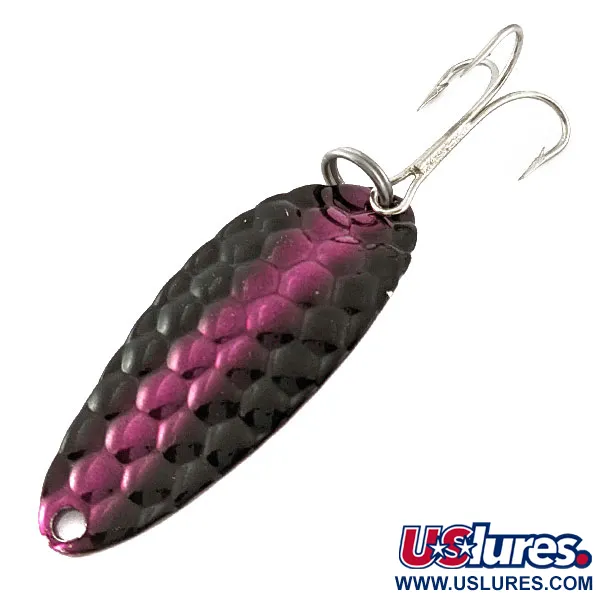 Acme Little Cleo bubbles, чорний/нікель/фіолетовий, 9 г, блесна коливалка (колебалка) #18579