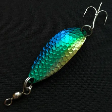 Prime Lures Glory Spoon, синій/жовтий/нікель, 17 г, блесна коливалка (колебалка) #18585