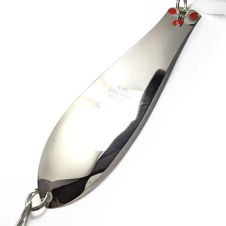 Prescott Spinner Thin Doctor 185, нікель/червоний, 10 г, блесна коливалка (колебалка) #18613