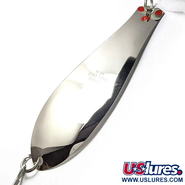 Prescott Spinner Thin Doctor 185, нікель/червоний, 10 г, блесна коливалка (колебалка) #18613