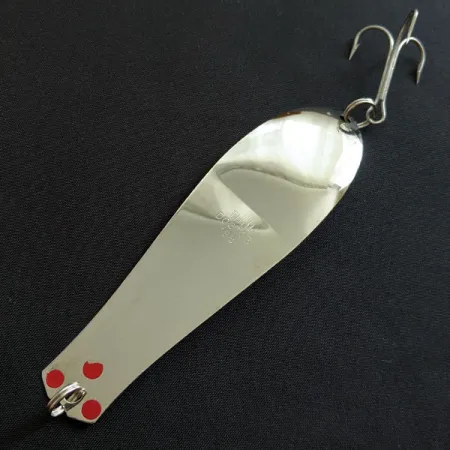 Prescott Spinner Thin Doctor 185, нікель/червоний, 10 г, блесна коливалка (колебалка) #18613