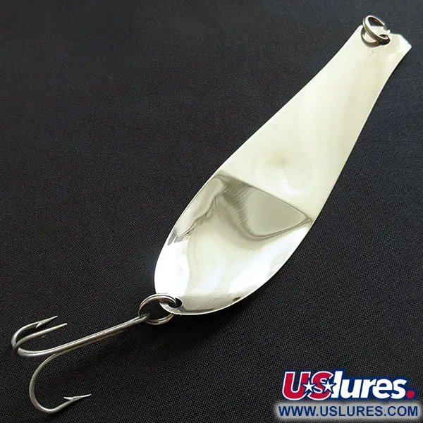 Prescott Spinner Thin Doctor 185, нікель/червоний, 10 г, блесна коливалка (колебалка) #18613