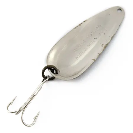 Nebco Aqua spoon, чорний/білий/нікель, 10 г, блесна коливалка (колебалка) #18639