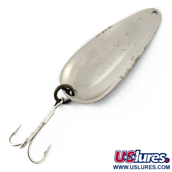  Nebco Aqua spoon, чорний/білий/нікель, 10 г, блесна коливалка (колебалка) #18639