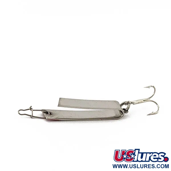 Luhr Jensen Super-Duper 502, нікель/червоний, 2,5 г, блесна коливалка (колебалка) #18679