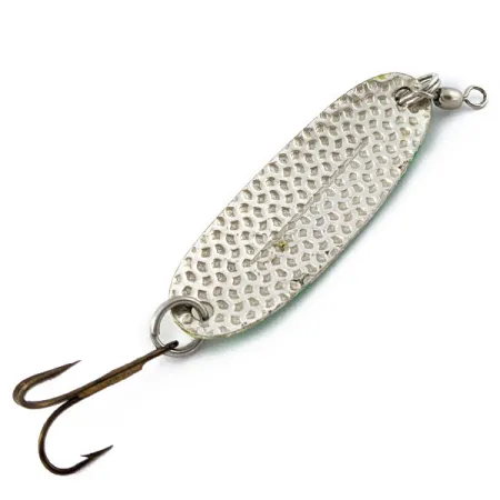 Williams Wabler W40, срібло/жовтий/зелений, 7 г, блесна коливалка (колебалка) #18692