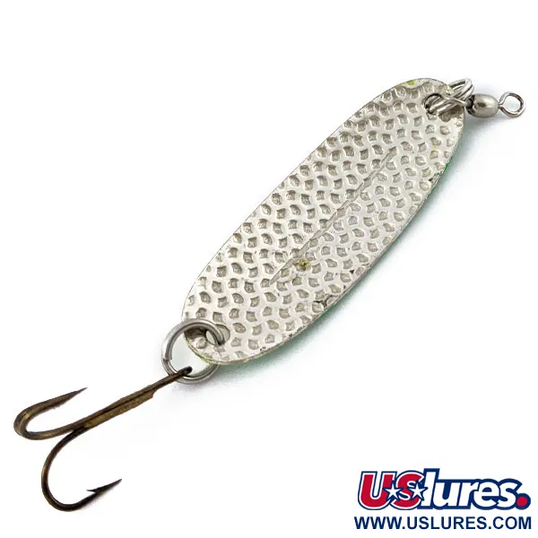 Williams Wabler W40, срібло/жовтий/зелений, 7 г, блесна коливалка (колебалка) #18692