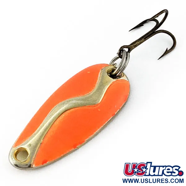 Acme Kamlooper Junior, помаранчевий UV/золото, 7 г, блесна коливалка (колебалка) #18705