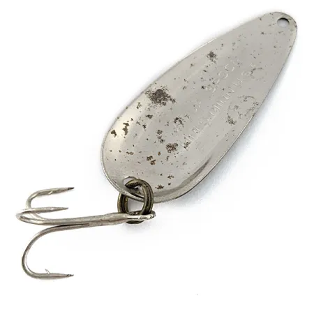 Nebco Aqua spoon, нікель/білий/чорний, 10 г, блесна коливалка (колебалка) #18707