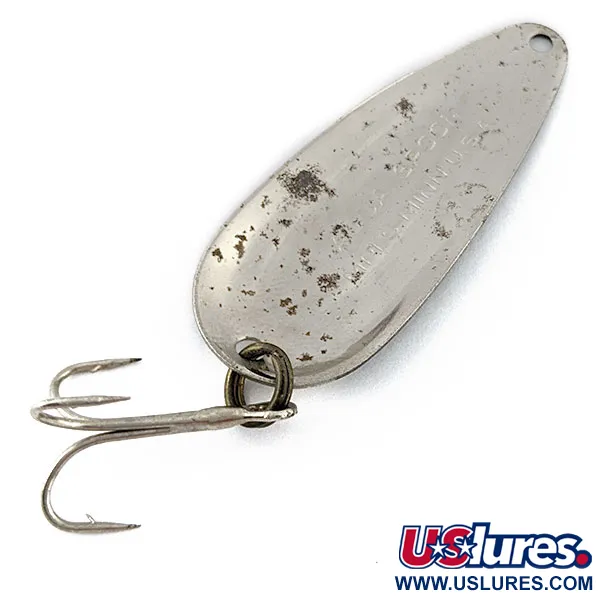  Nebco Aqua spoon, нікель/білий/чорний, 10 г, блесна коливалка (колебалка) #18707