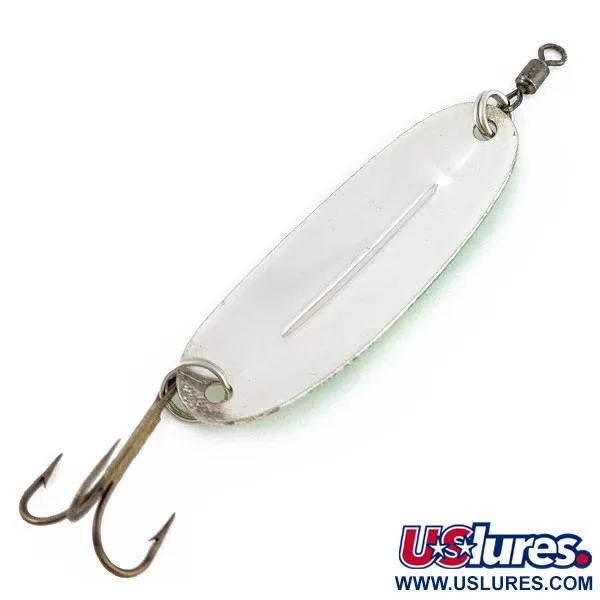 Williams Wabler W40, нікель/жовтий/зелений, 7 г, блесна коливалка (колебалка) #18736