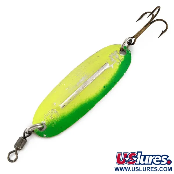 Williams Wabler W40, нікель/жовтий/зелений, 7 г, блесна коливалка (колебалка) #18736