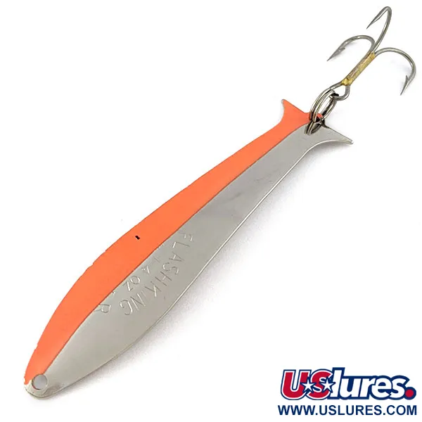 Acme Flash-King Wobbler, нікель/помаранчевий, 7 г, блесна коливалка (колебалка) #18744