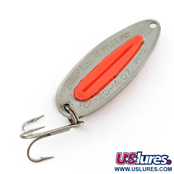  Blue Fox Pixee UV, нікель/оранжевий UV, 7 г, блесна коливалка (колебалка) #18762