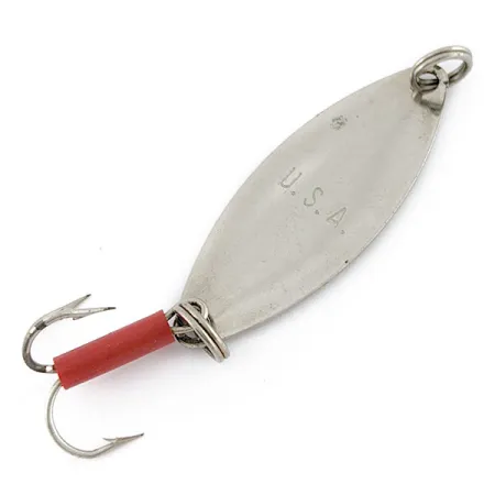 Mepps Spoon 1, нікель/червоний, 7 г, блесна коливалка (колебалка) #18773