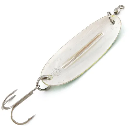 Williams Wabler W50, нікель/жовтий/зелений UV, 14 г, блесна коливалка (колебалка) #18774