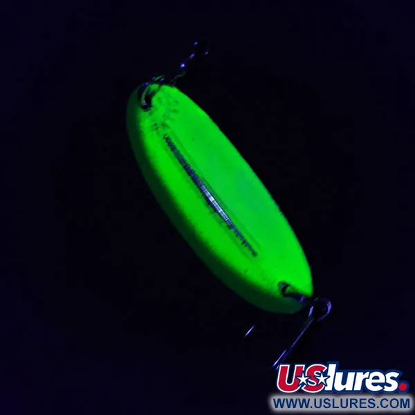 Williams Wabler W50, нікель/жовтий/зелений UV, 14 г, блесна коливалка (колебалка) #18774