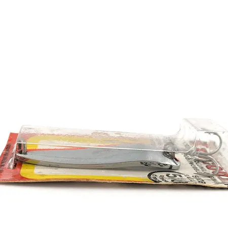 Luhr Jensen Krocodile #4, нікель/оранжевий UV, 19 г, блесна коливалка (колебалка) #18797