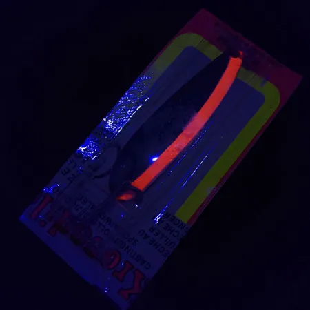 Luhr Jensen Krocodile #4, нікель/оранжевий UV, 19 г, блесна коливалка (колебалка) #18797