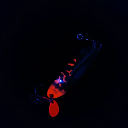 Luhr Jensen Krocodile #3, нікель/червоний UV, 10 г, блесна коливалка (колебалка) #18804