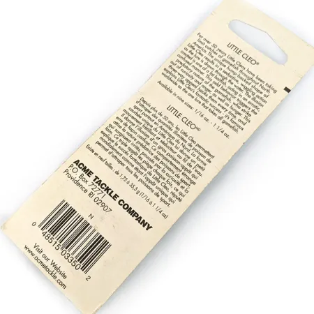 Acme Little Cleo, нікель, 5 г, блесна коливалка (колебалка) #18828