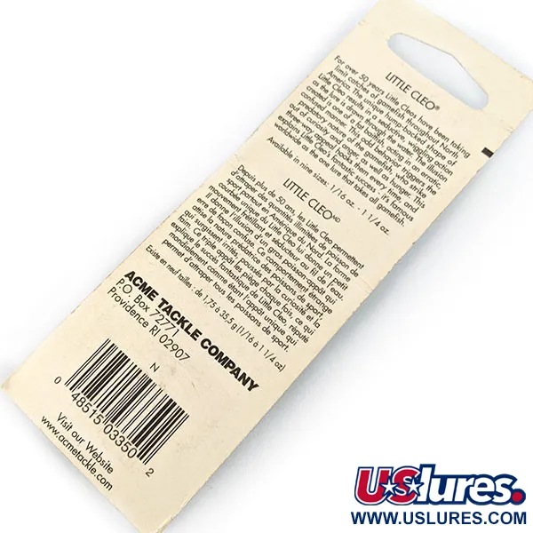 Acme Little Cleo, нікель, 5 г, блесна коливалка (колебалка) #18828