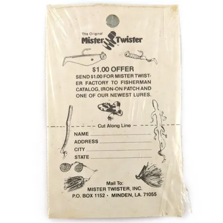 Mister Twister Teeny Curly Tail, rocket red, до рибалки #18832