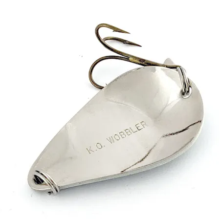 Acme K.O. Wobbler Glow, нікель/синій Glow, 21 г, блесна коливалка (колебалка) #18847