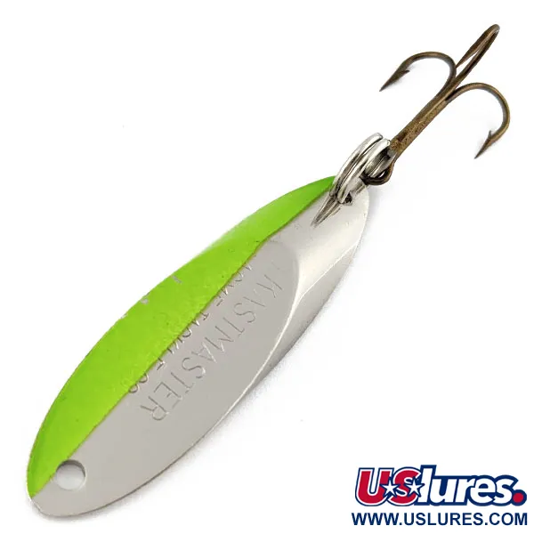 Acme Kastmaster, нікель/зелений, 10,5 г, блесна коливалка (колебалка) #18853