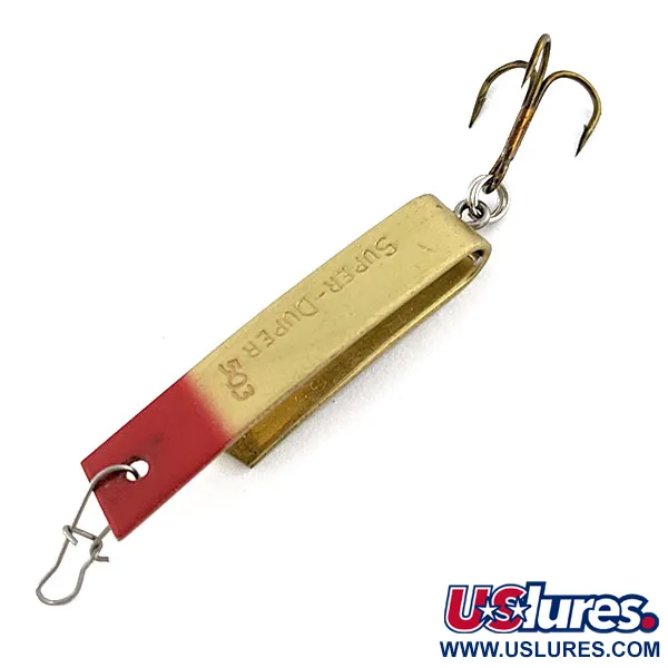  Luhr Jensen Super-Duper 503, золото/червоний, 4,3 г, блесна коливалка (колебалка) #18867