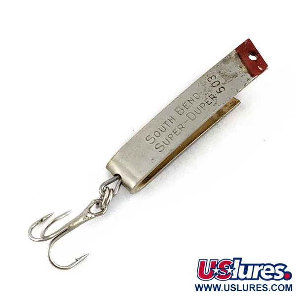  South Bend Super-Duper 503, нікель/золото/червоний, 4,3 г, блесна коливалка (колебалка) #18868