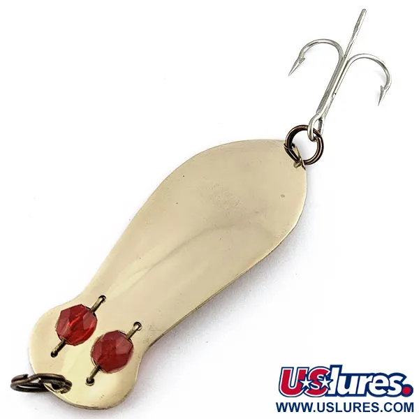 Herter's Authenticalaska spoon, золото/червоні очі, 28 г, блесна коливалка (колебалка) #18886