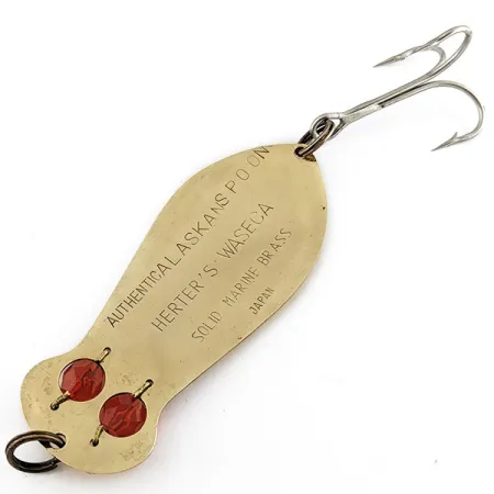 Herter's Authenticalaska spoon, золото/червоні очі, 28 г, блесна коливалка (колебалка) #18886