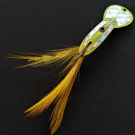 Glen Evans Loco 2, нікель/жовтий, 7 г, блесна коливалка (колебалка) #18887