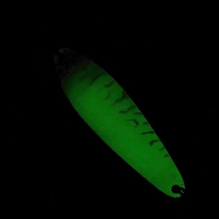 Luhr Jensen Coyote spoon UV Glow, нікель/білий/жовтий UV Glow, 7 г, блесна коливалка (колебалка) #18894