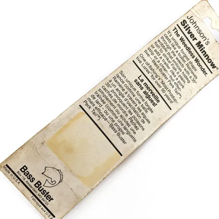  Незачіпляйка Johnson Silver Minnow (1980-x), срібло, 14 г, блесна коливалка (колебалка) #18957