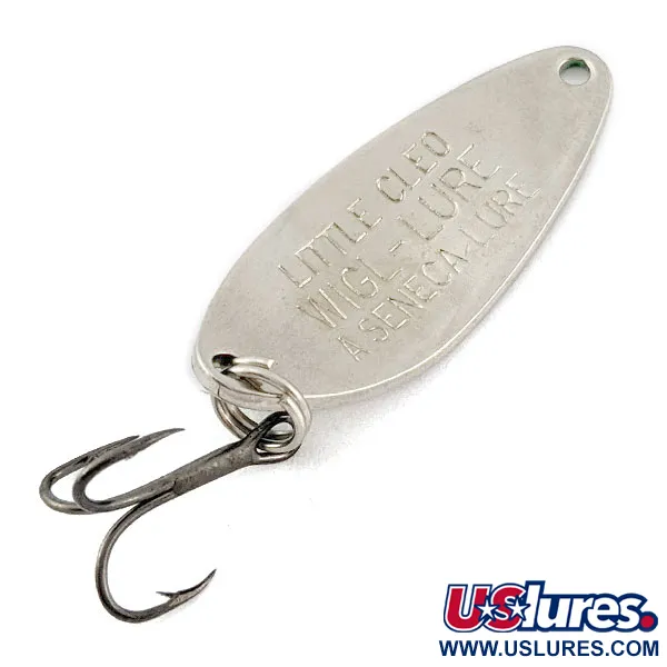  Seneca Little Cleo, нікель/зелений, 7 г, блесна коливалка (колебалка) #18966