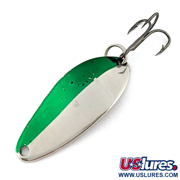  Seneca Little Cleo, нікель/зелений, 7 г, блесна коливалка (колебалка) #18966