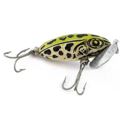 Fred Arbogast Seein's Believin' green leopard (1970x)