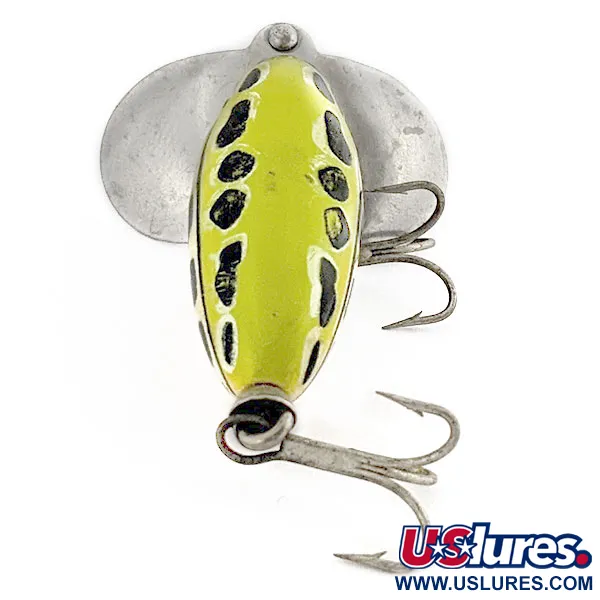 Fred Arbogast Seein's Believin' green leopard (1970x), green leopard , 7 г, воблер #18969