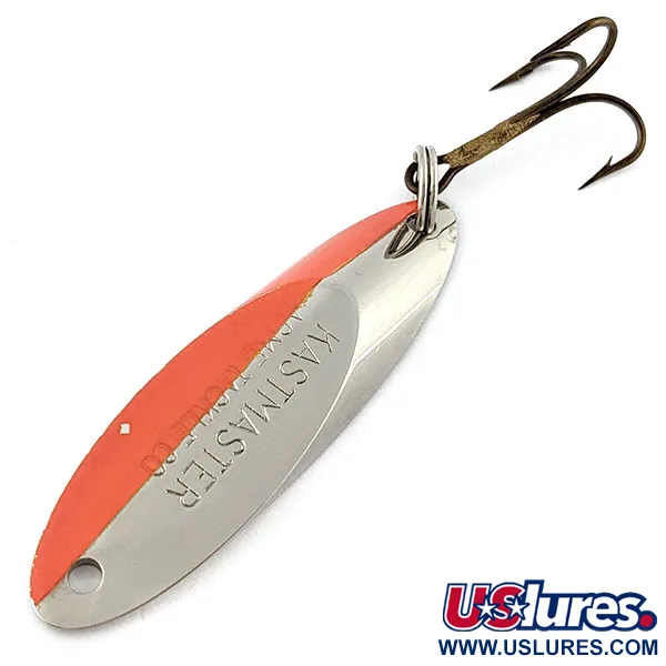 Acme Kastmaster, нікель/помаранчевий, 10,5 г, блесна коливалка (колебалка) #18984