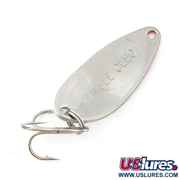 Seneca Little Cleo, білий перли/червоний/нікель, 3,5 г, блесна коливалка (колебалка) #18987