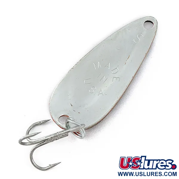 Worth Chippewa Steel Spoon, чорний/червоний/нікель, 6 г, блесна коливалка (колебалка) #18988