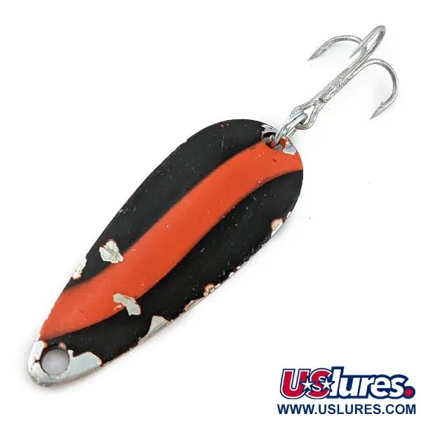 Worth Chippewa Steel Spoon, чорний/червоний/нікель, 6 г, блесна коливалка (колебалка) #18988