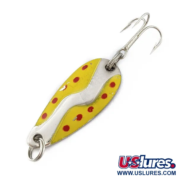 Acme Kamlooper Wee, нікель/жовтий/червоний, 3,5 г, блесна коливалка (колебалка) #18998