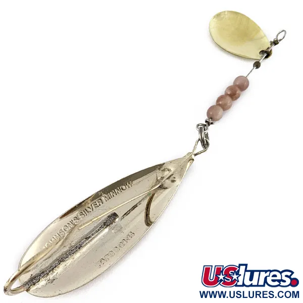  Johnson Silver Minnow, золото, 14 г, блесна коливалка (колебалка) #19055