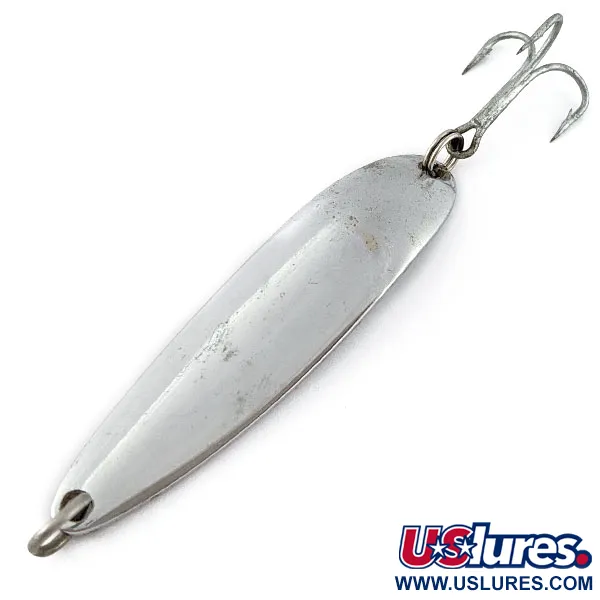 Luhr Jensen Krocodile #4, нікель, 14 г, блесна коливалка (колебалка) #19069