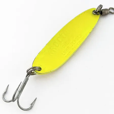 Luhr Jensen Krocodile #3, жовтий, блесна коливалка (колебалка) #19084