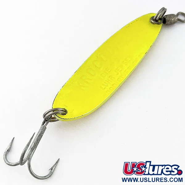 Luhr Jensen Krocodile #3, жовтий, , блесна коливалка (колебалка) #19084
