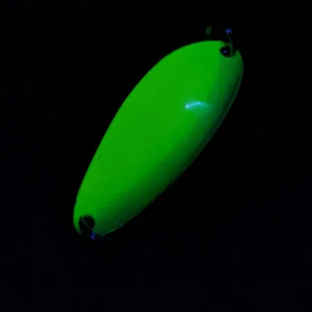 Seneca Flutter Cleo (Hula Girl), нікель/жовтий/зелений UV, 4 г, блесна коливалка (колебалка) #19091